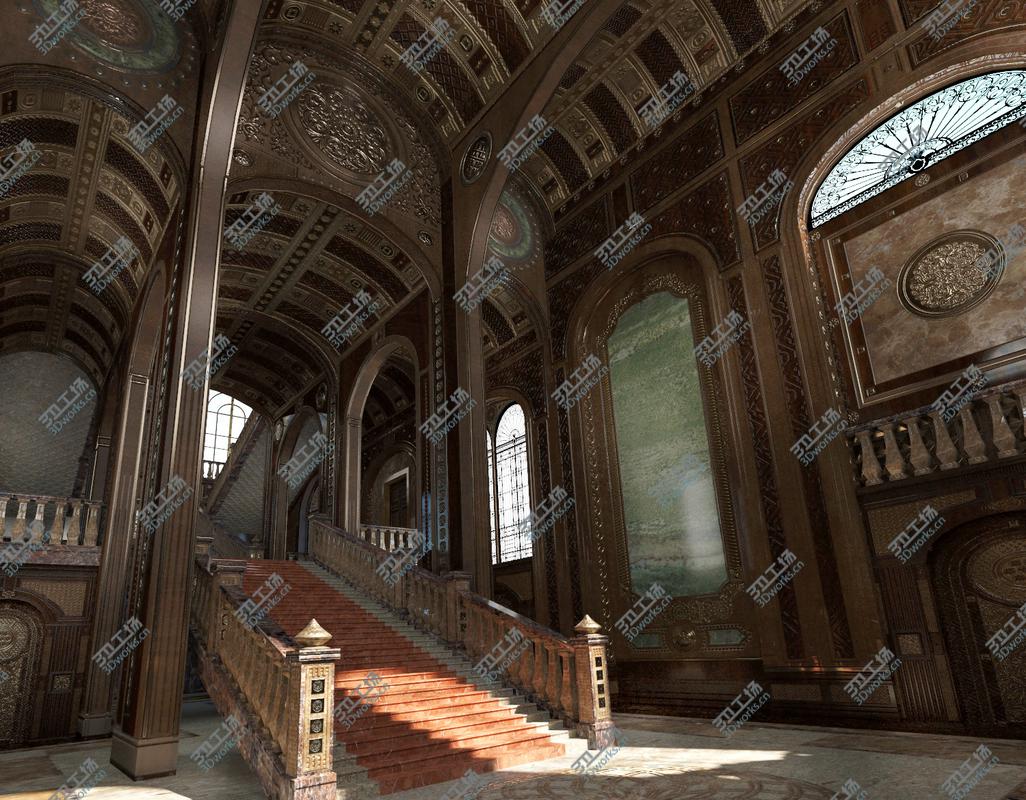 images/goods_img/2021040233/Conceptual Castle interior Low Poly PBR Part 3 3D model/1.jpg